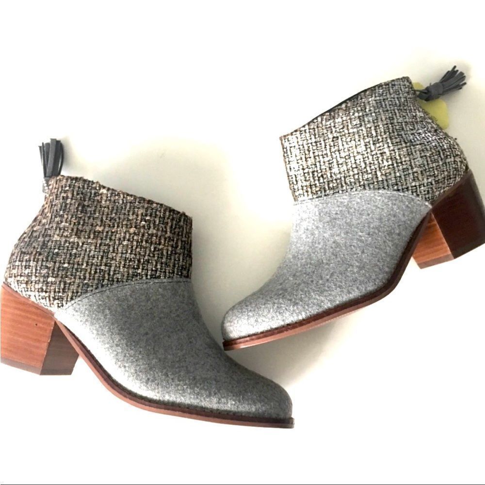 Toms - Leila Grey Felt Shine Boucle‎